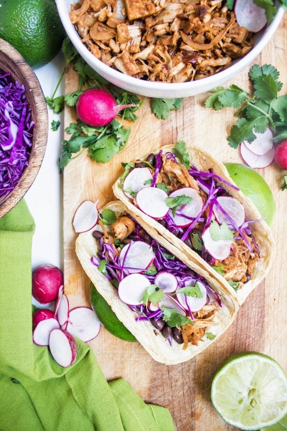 Jackfruit Carnitas Recipe Fast Easy Healthy Vegan Tacos