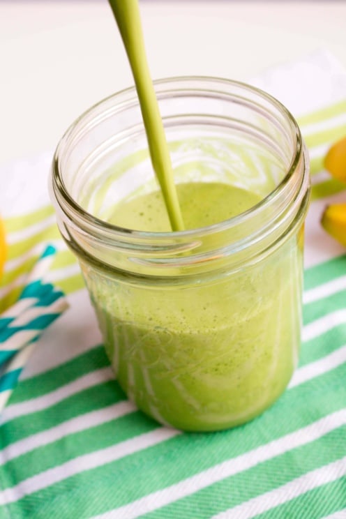 Banana Spinach Smoothie | Green Smoothie Recipe - | fANNEtastic food