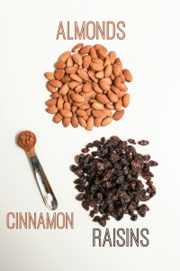 Cinnamon Raisin Almond Bites (Just 3 Ingredients!)