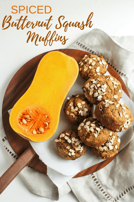 Spiced Butternut Squash Muffins Healthy Breakfast Recipe