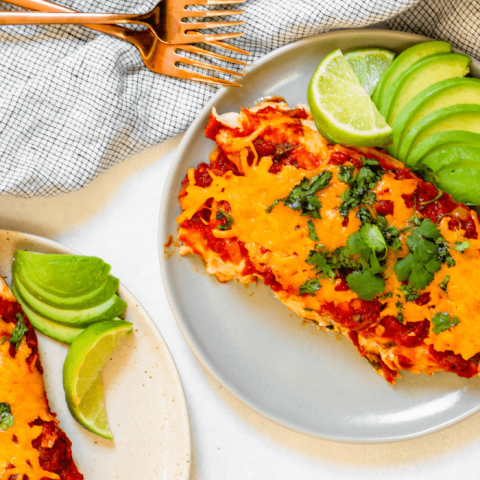 Healthy Chicken Enchiladas (Gluten-Free!)