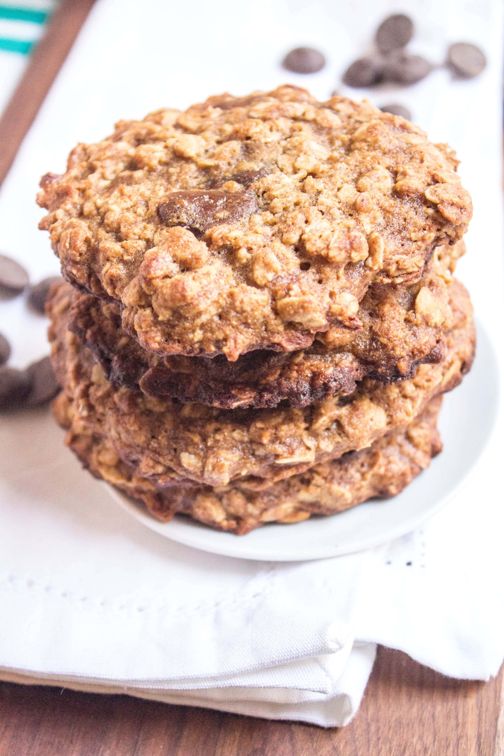 Chickpea Chocolate Chip Cookies (Gluten Free) | fANNEtastic food