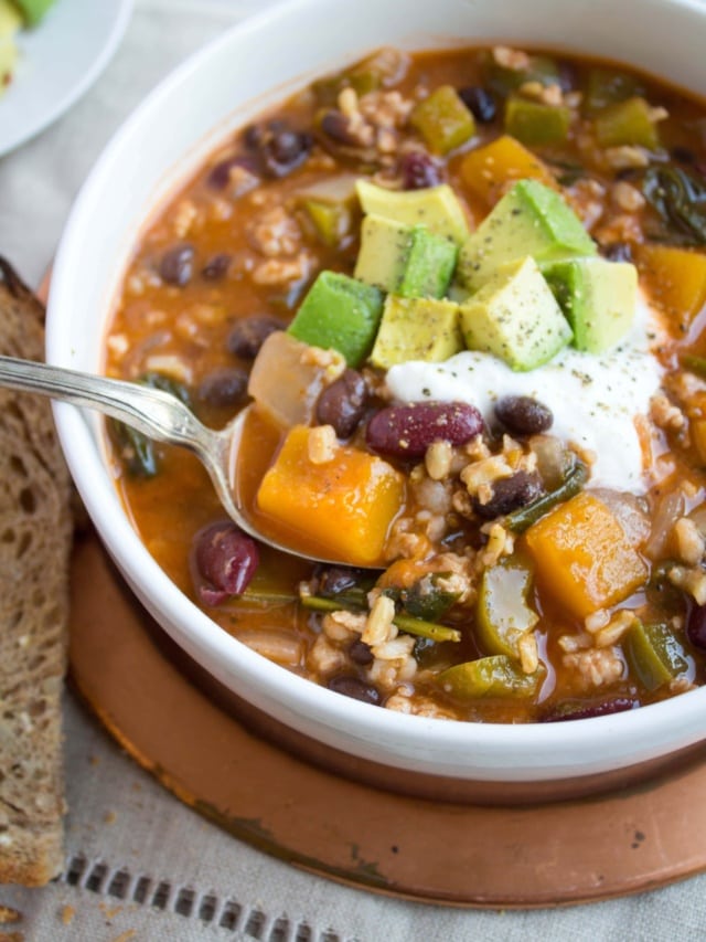 Turkey Butternut Squash Chili Fannetastic Food