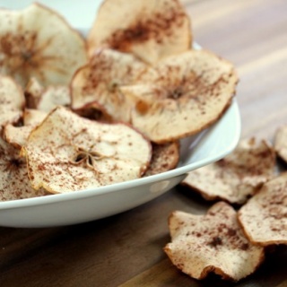 Spiced Baked Apple Chips Recipe Healthy Snack