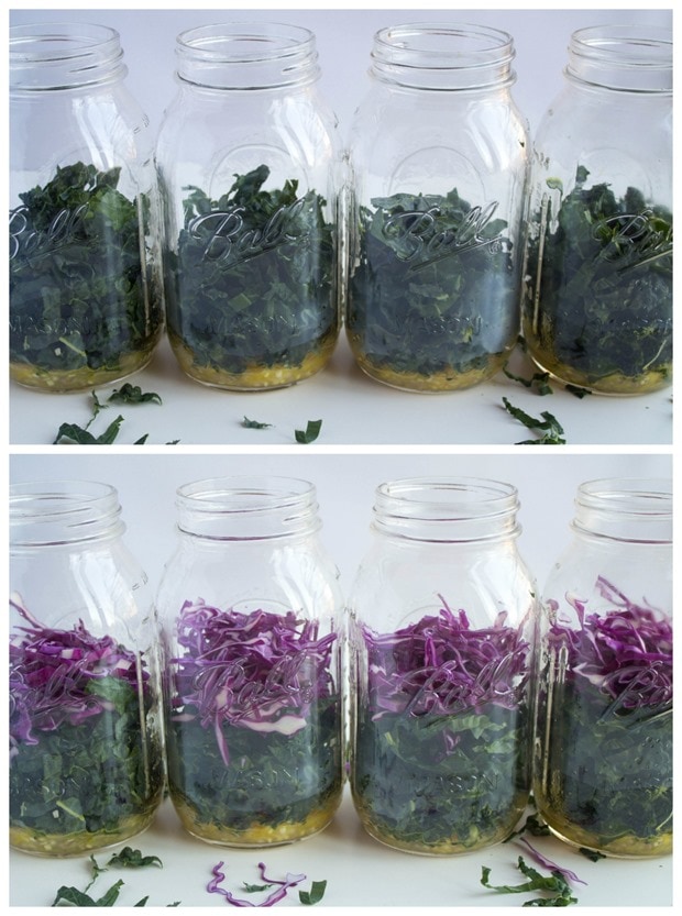 Italian Kale Salad Jar Recipe - Healthy Fitness Meals