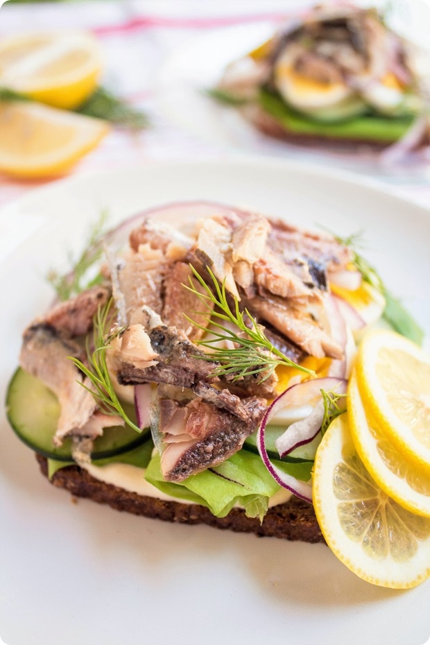 Scandinavian Sardine Sandwiches Recipe Fannetastic Food Registered Dietitian Blog Recipes