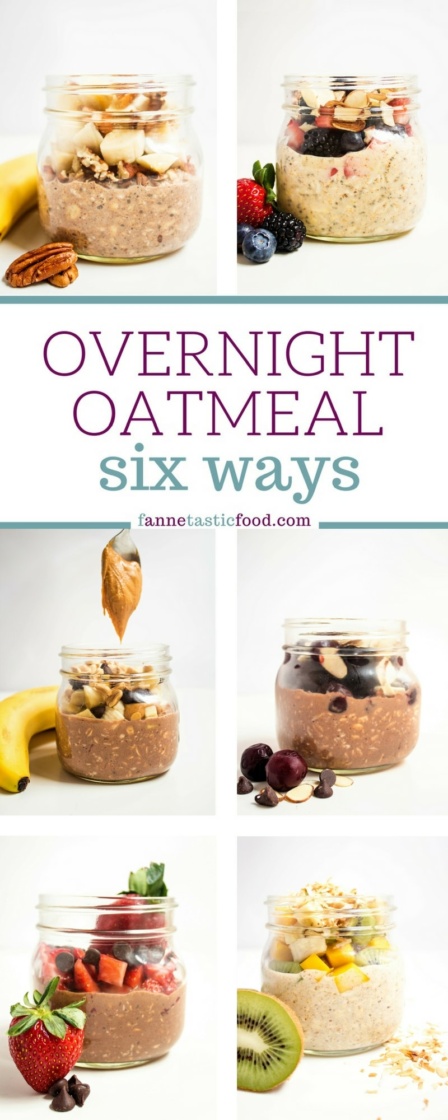 Easy Overnight Oats Recipes (6 Tasty Flavors!) | fANNEtastic food