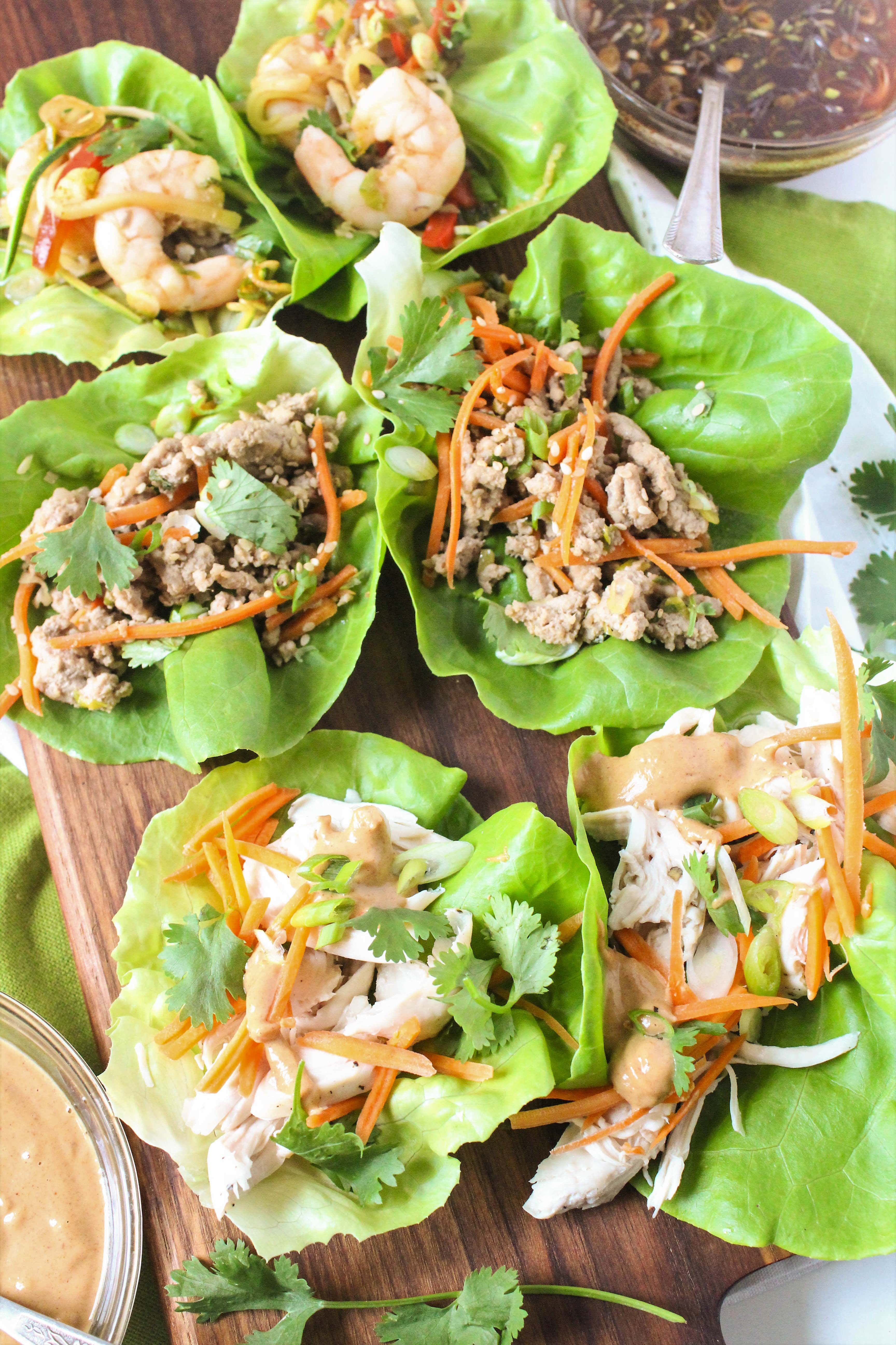 Healthy Lettuce Wrap Recipes FANNEtastic Food Registered Dietitian 