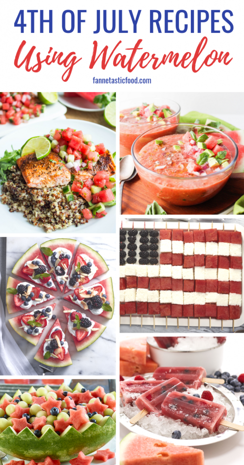 4th of July Recipes Using Watermelon - Summer BBQ