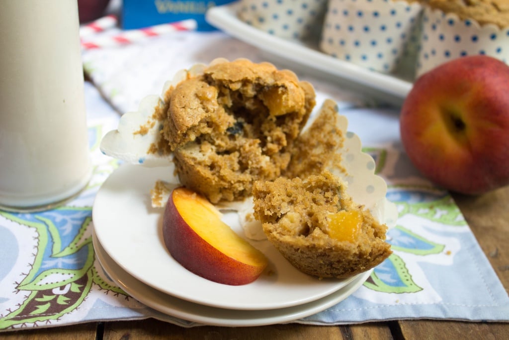 Dairy Free Gluten Free Peach Muffins