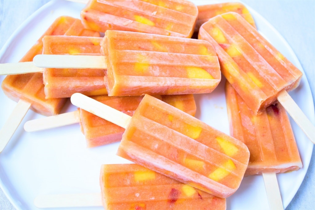 Nectarine Popsicles