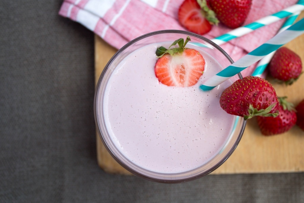 Strawberry Cashew Milk