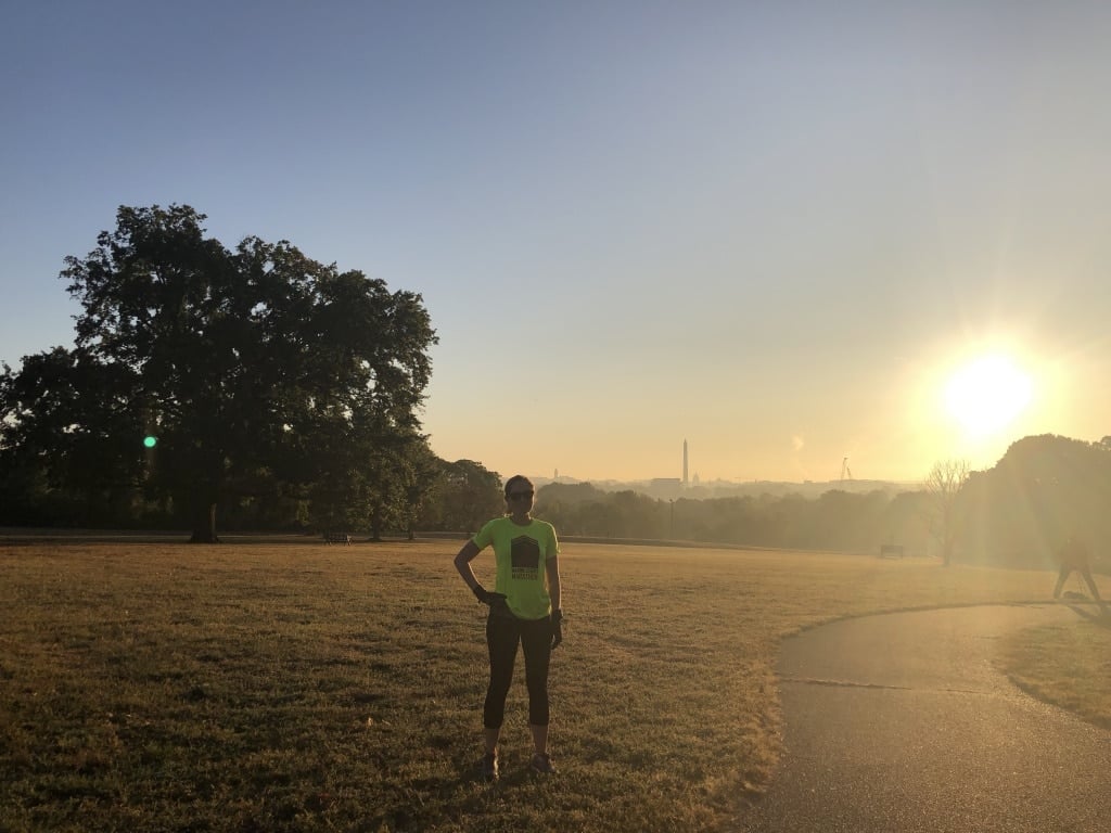 running route from rosslyn arlington va