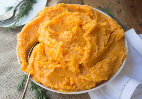 Healthy Mashed Sweet Potatoes (Spiced) - fANNEtastic food