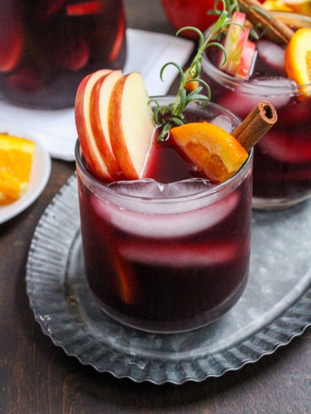 Apple Cider Fall Sangria With Bourbon FANNEtastic Food   Cropped Easy Fall Sangria Recipe Scaled 1 