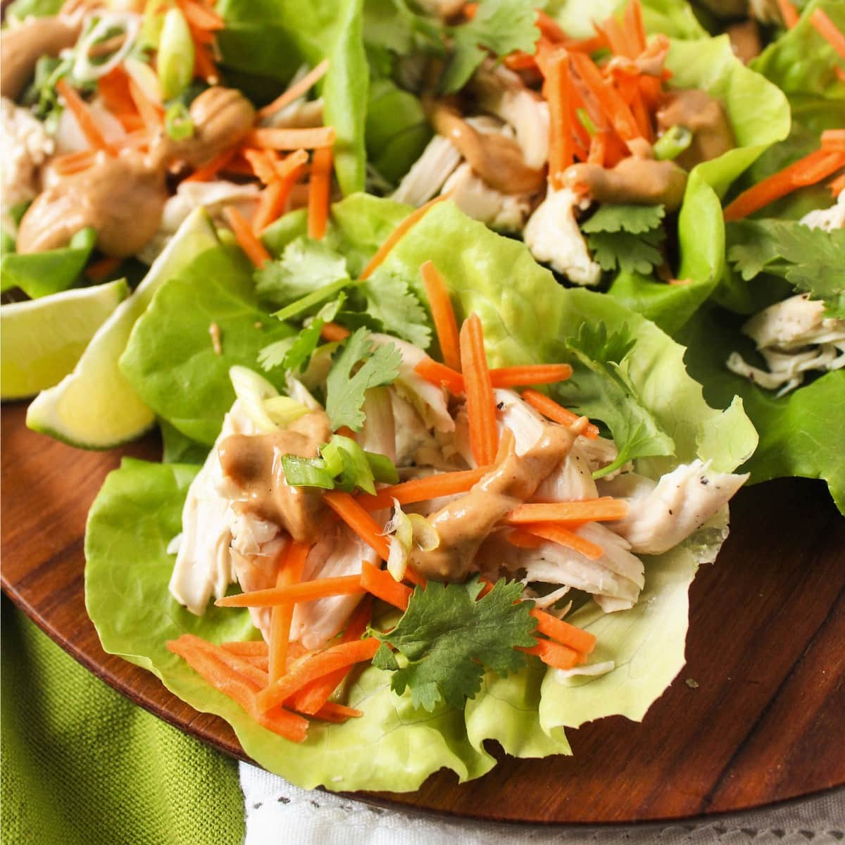 Greek Chicken Salad Lettuce Cups - Recipe Runner