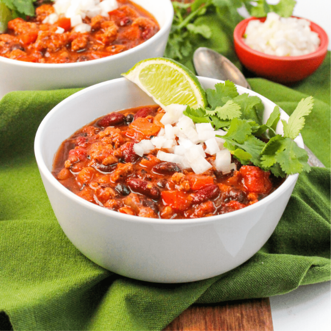 Easy Slow-Cooker Turkey Chili Recipe - How To Make Crockpot Turkey