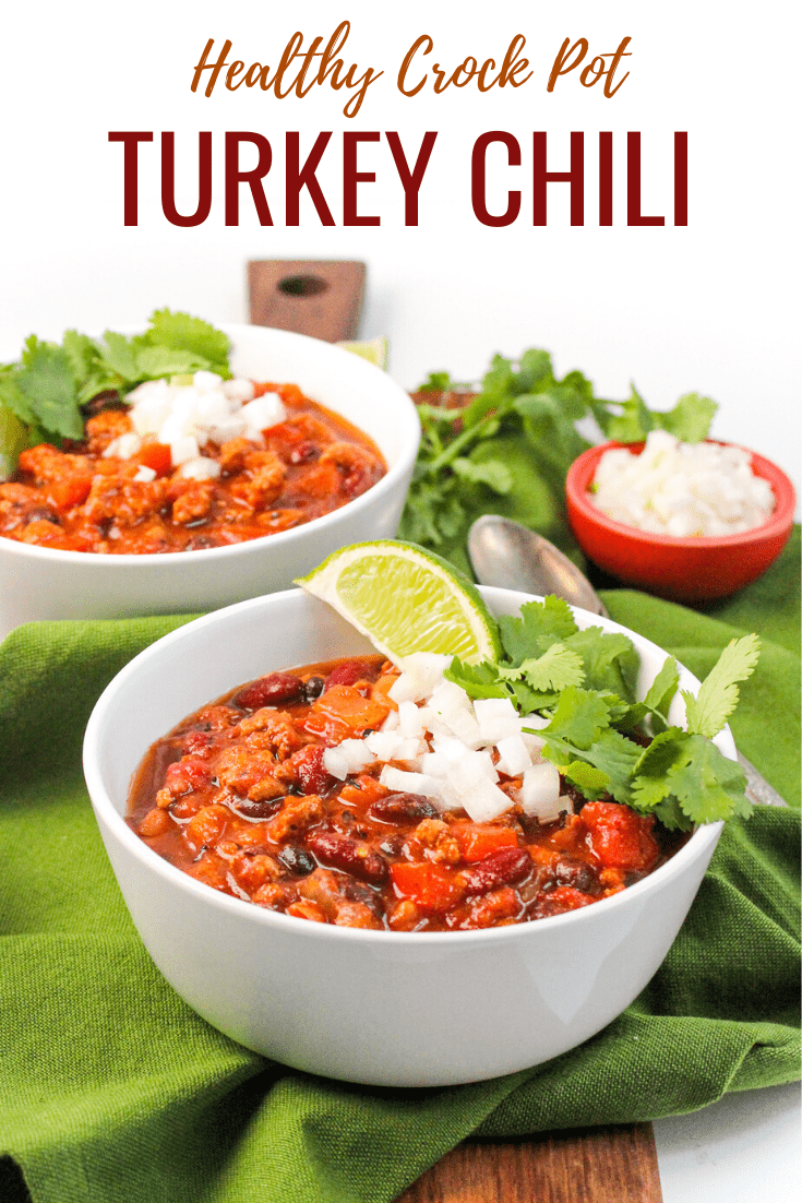 Easy Slow Cooker Turkey Chili Fannetastic Food