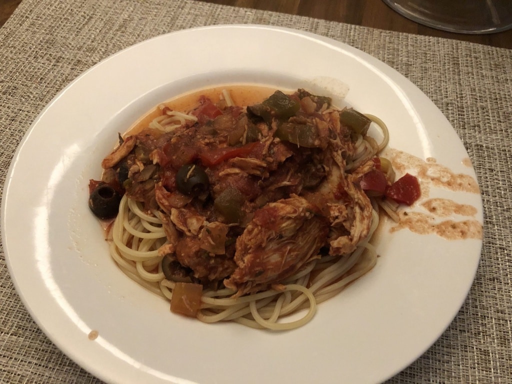 slow cooker chicken cacciatore