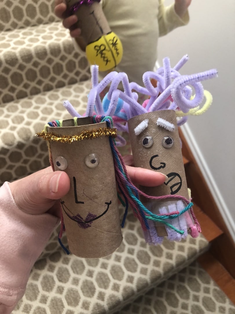 fun craft to do with kids using a toiler paper roll