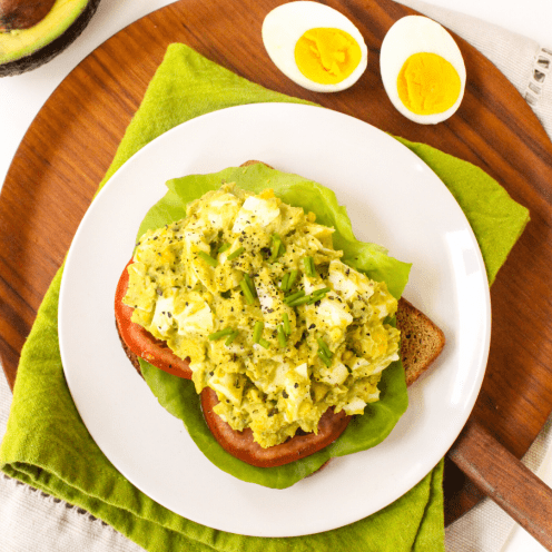 Flavor-Packed No Mayo Egg Salad with Avocado (+ Variations)