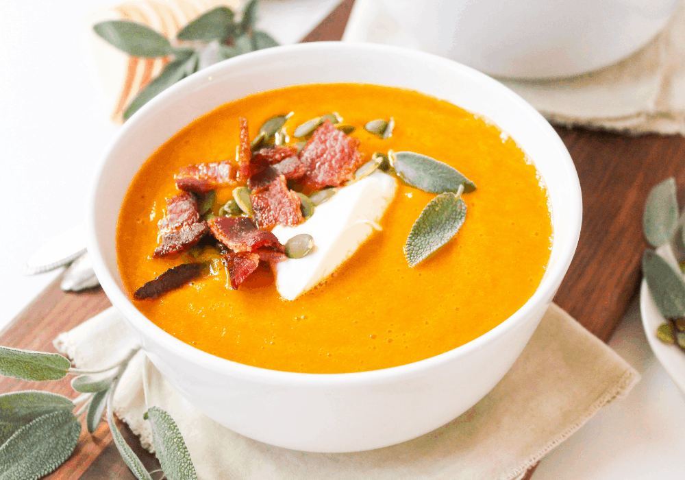 Instant Pot Butternut Squash Soup - fANNEtastic food