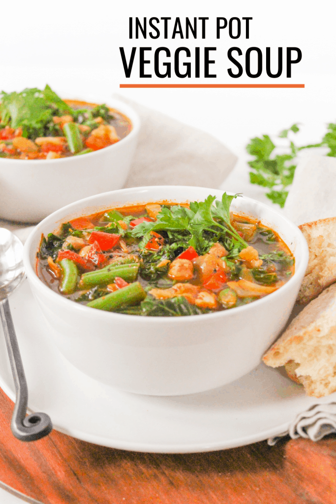 Instant Pot Vegetable Soup - Green Healthy Cooking