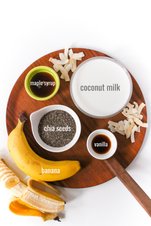 Coconut Banana Chia Pudding (Creamy & Vegan) - fANNEtastic food