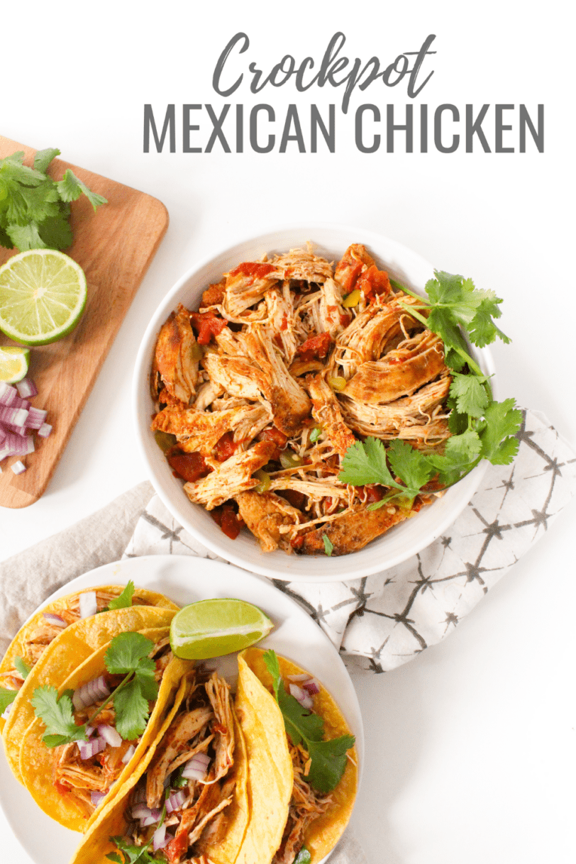 Crockpot Mexican Chicken (Easy & Delicious!) - fANNEtastic food