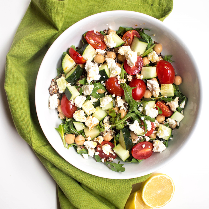 quinoa-chickpea-salad-with-feta-arugula-easy-packed-lunch