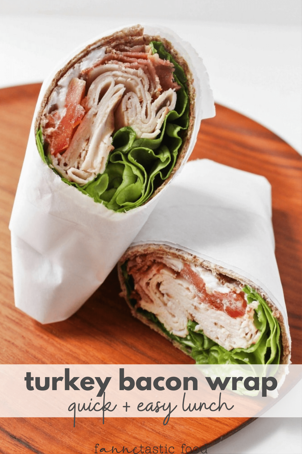 Turkey Bacon Wrap (Simple & Delish!) food