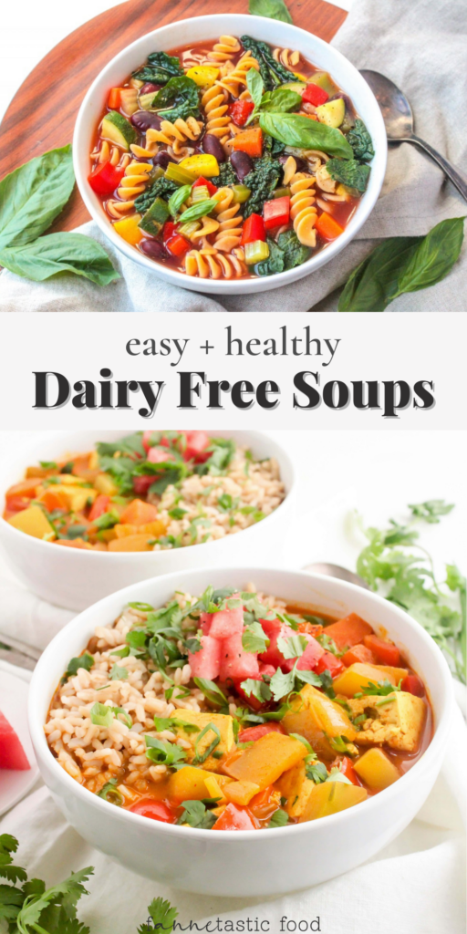 easy and healthy dairy free soups