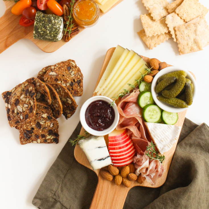 Easy, Simple, and Small Charcuterie Board - The Fit Peach