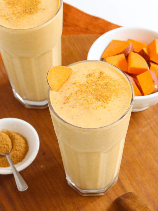 Spiced Sweet Potato Smoothie - fANNEtastic food