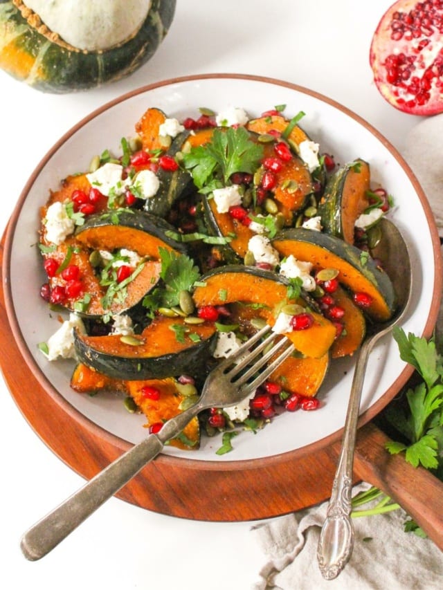 Roasted Buttercup Squash With Goat Cheese Fannetastic Food 1031