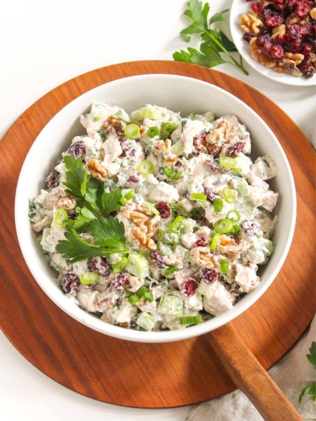 Cranberry Walnut Chicken Salad Recipe - fANNEtastic food