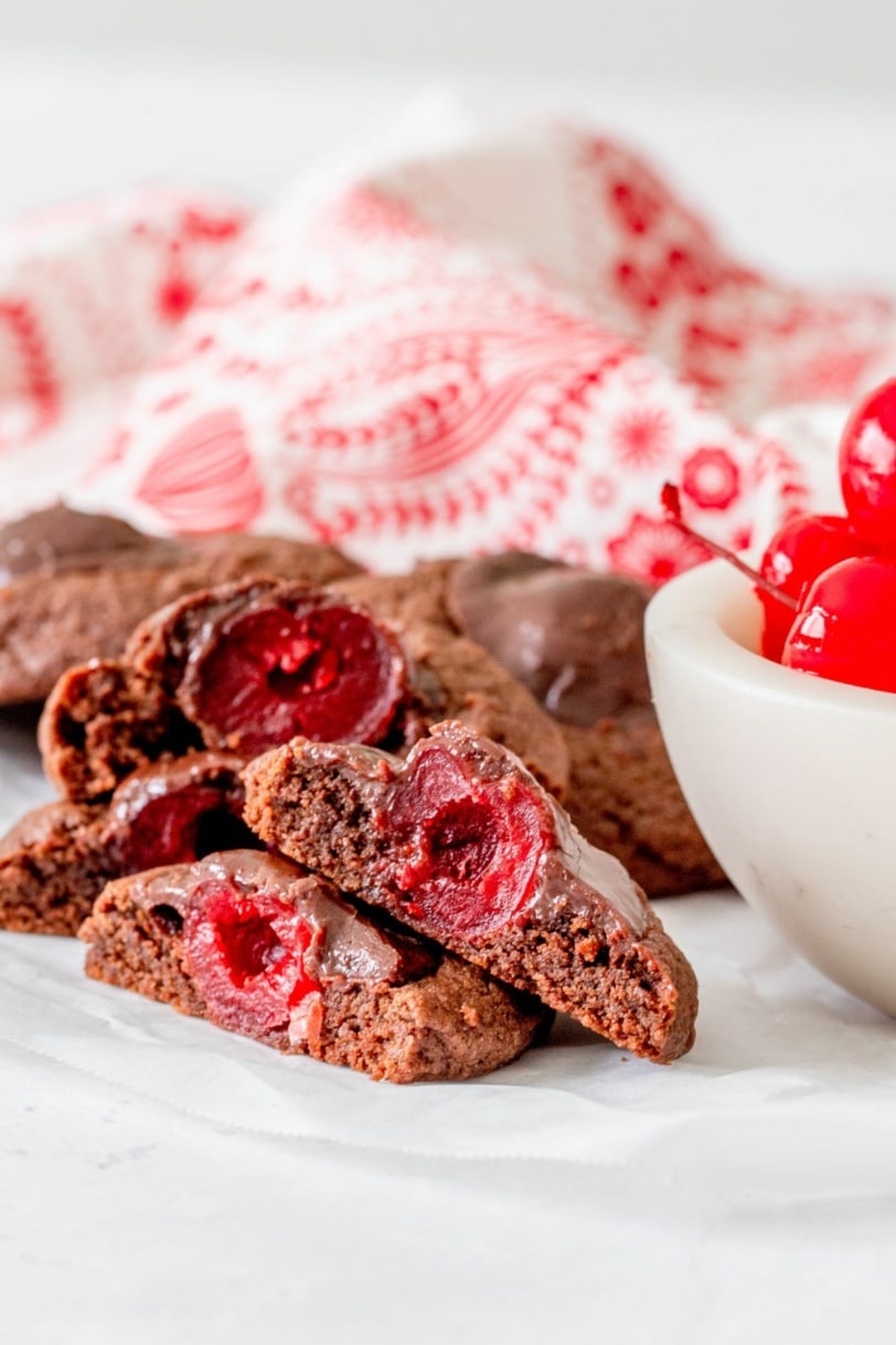 Chocolate Cherry Cookies web story 4