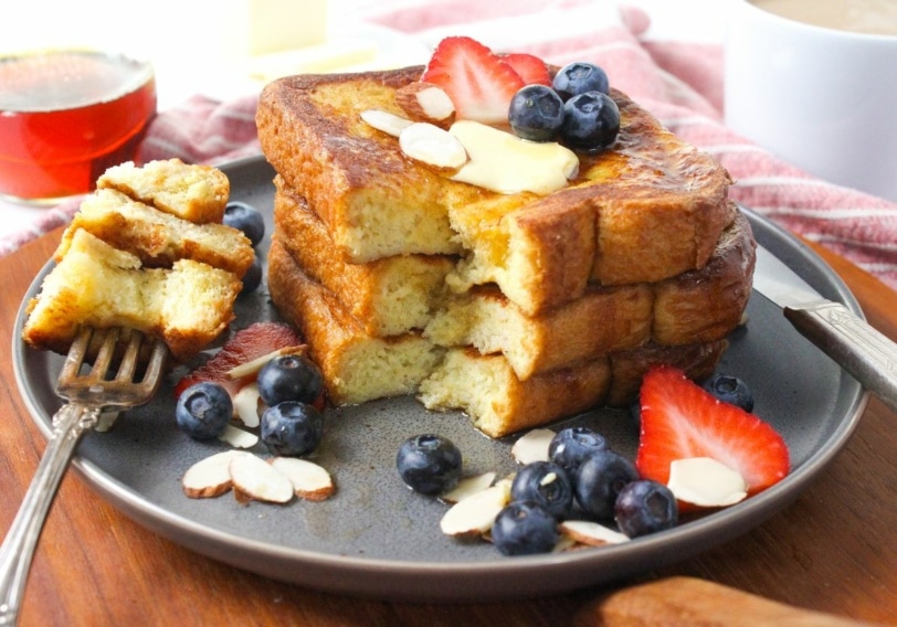 Almond Milk French Toast (Dairy Free) food