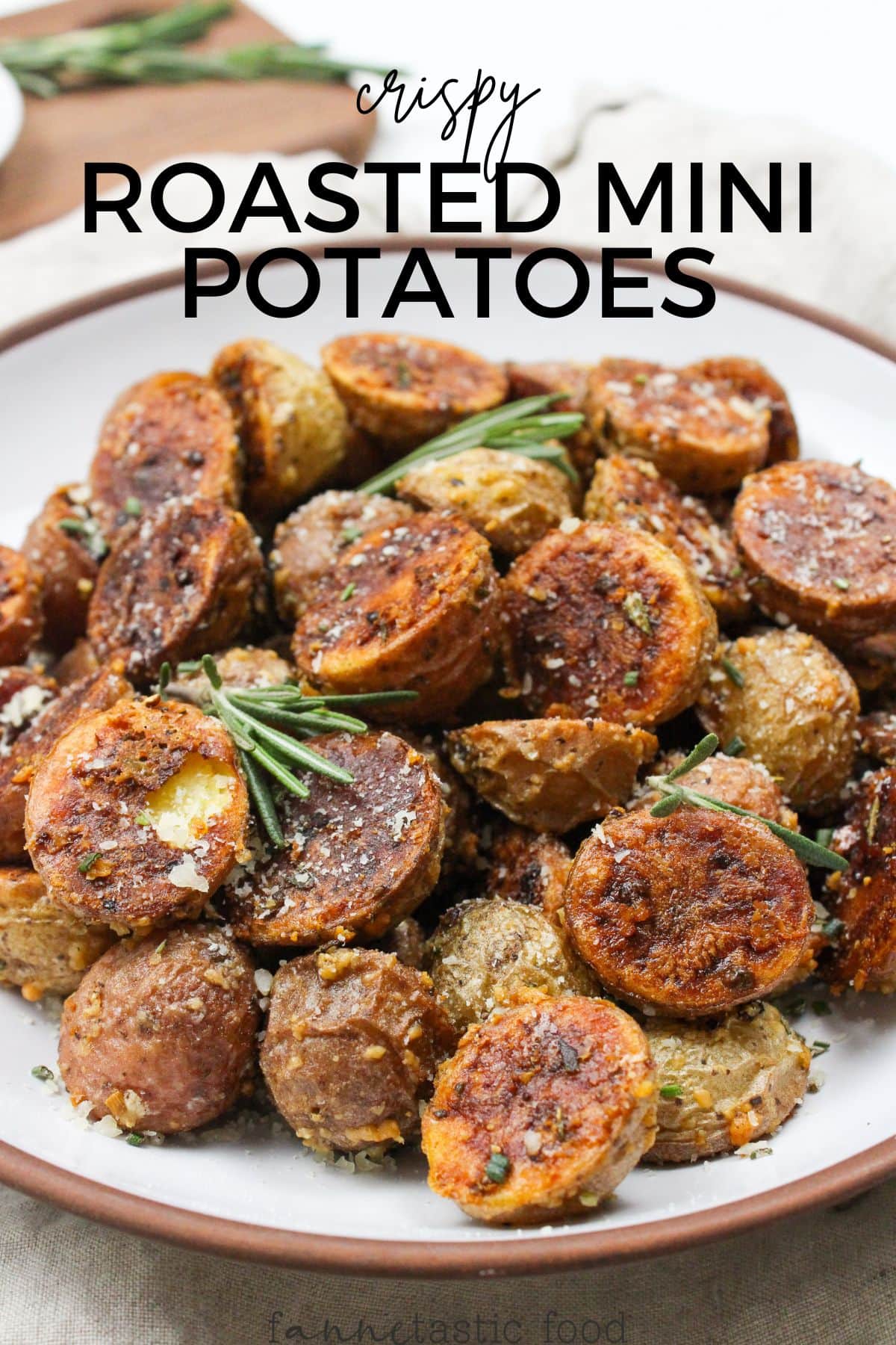 Crispy Roasted Mini Potatoes - fANNEtastic food