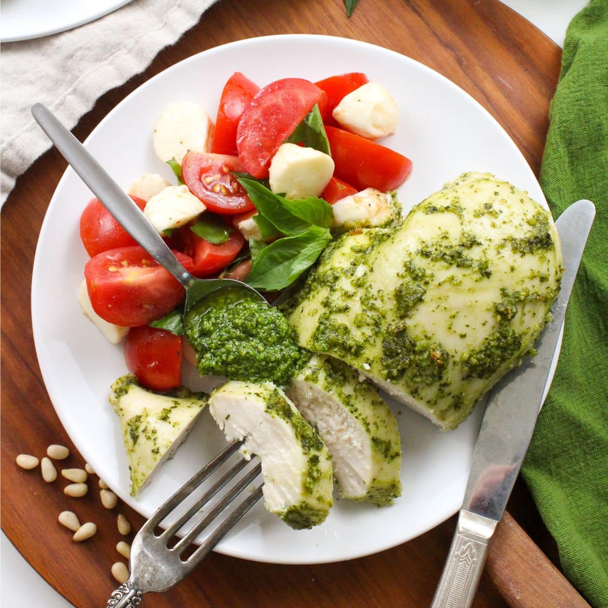 Weekday Meal-Prep Pesto Chicken & Veggies Recipe by Tasty