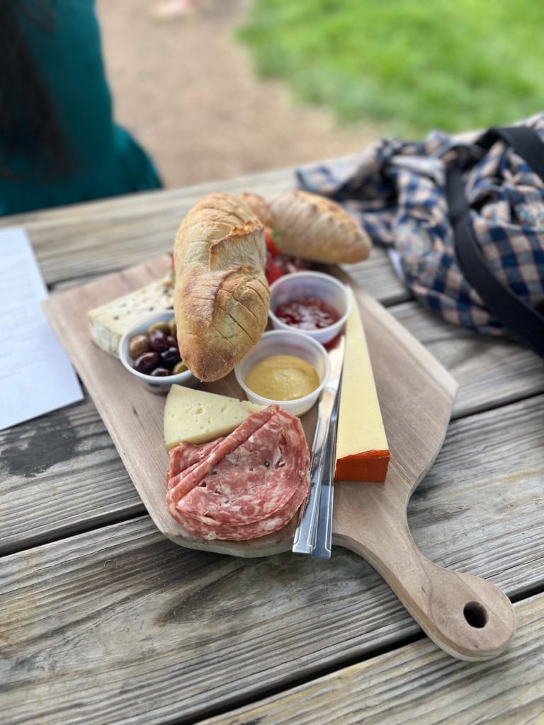 charcuterie board from veritas