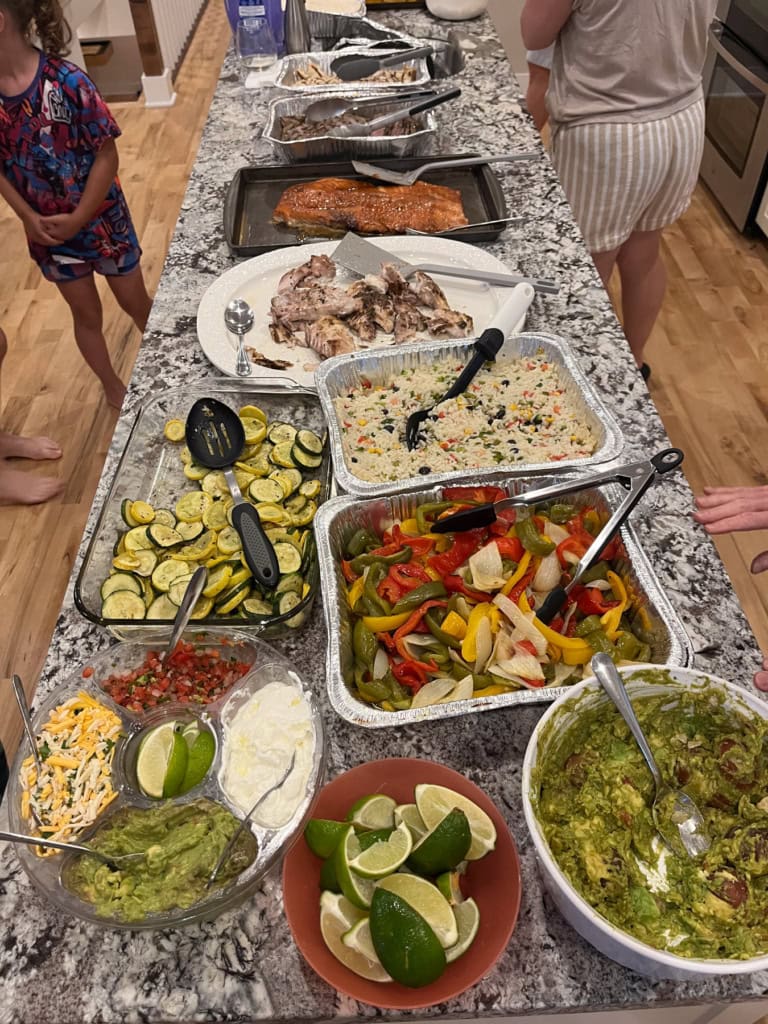 fajita spread