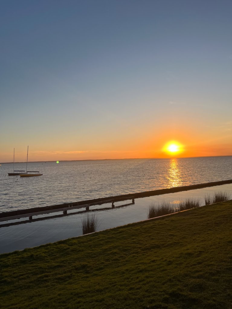 sunset in obx