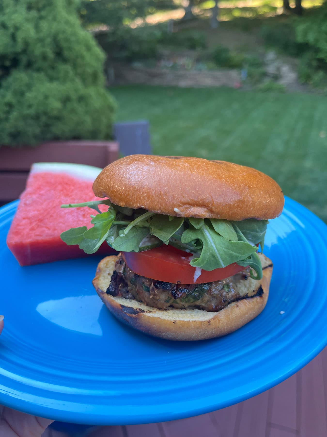 greek lamb burger