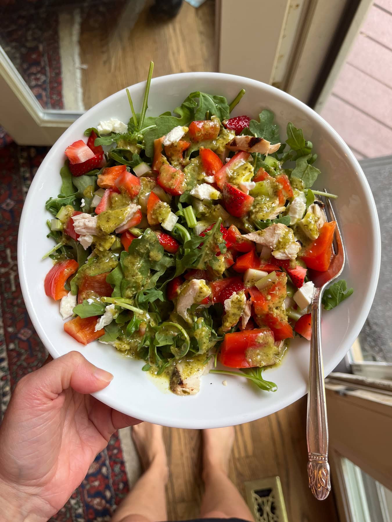 chicken and veggie salad