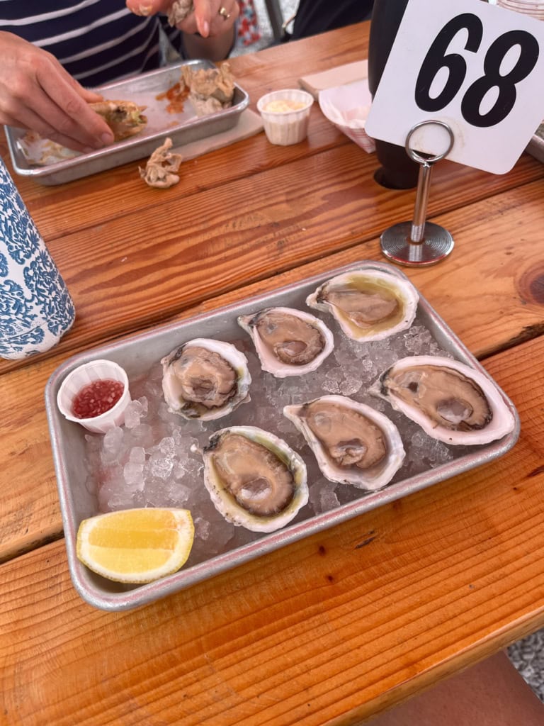 sweet amalia's oysters