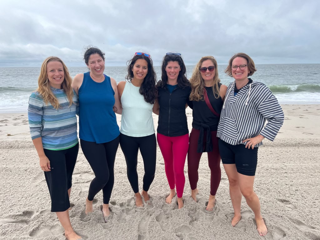 cape may beach yoga