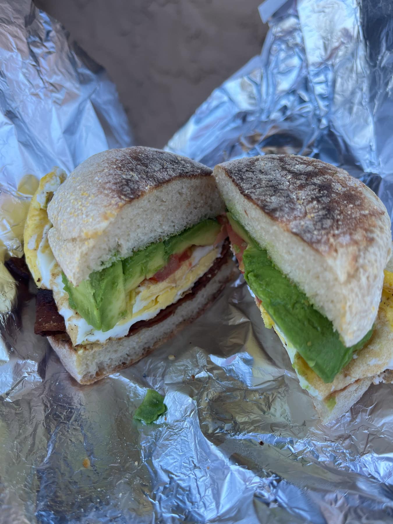 breakfast sandwich from ostara's cape may